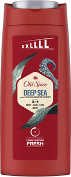 Гель для душу + шампунь Old Spice 3-в-1 Deep Sea 675 мл (8006540651018 / 8700216011365)