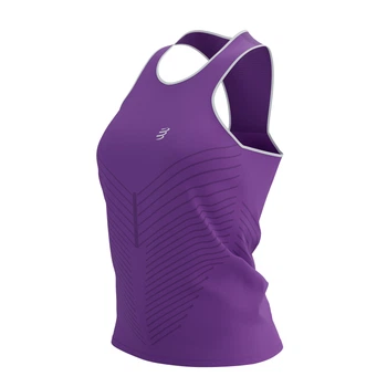 Майка жіноча безшовна для тренувань Compressport Performance Singlet W, Lilac, XS