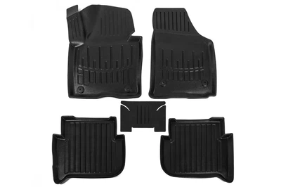 Килимки Stingray 3D (5 шт, поліуретан) для Volkswagen Touran 2003-2010 рр.