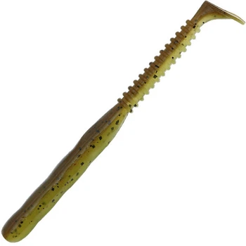 Силікон Reins Rockvibe Shad 4" B08 Green Pumpkin Chart Melon (9 шт/уп)