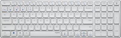 Клавіатура бездротова Rapoo E9700M Multimode Wireless White (2173660000)