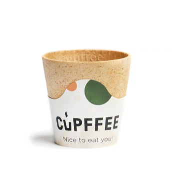 Съедобный вафельный стаканчик CUPFFEE для кофе и напитков 220 мл 12шт