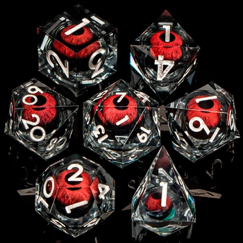 Набор кубиков для игры Подземелье и Драконы D&D Dungeons and Dragons DnD - 7 шт Прозрачный (1013-845-00)