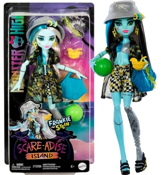 Кукла Monster High Scare-adise Island Frankie Stein - Монстер Хай Фрэнки Штейн (Остров страха) HRP68 - Игровой набор Mattel