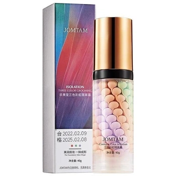 База під макіяж Jomtam для обличчя 3-х кольорова Jomtam Contour Color Isolation