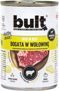 Mokra karma dla psów Bult Bogata w wołowinę 400 g (5903802472264)