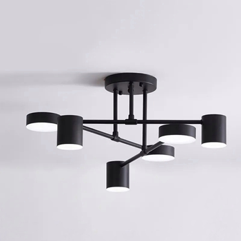 Світильник світлодіодний LED Свет SY-16058/3+3 BK 60W