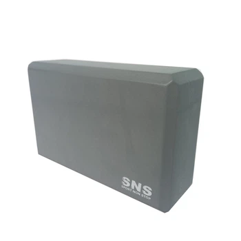 Блок для йоги SNS 22,5х14,5х7,5 см Сірий 11309743
