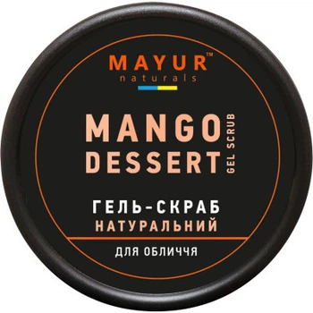 Скраб для лица Mayur Mango Dessert Gel Scrub Манговый десерт 50 мл (4820230953275)