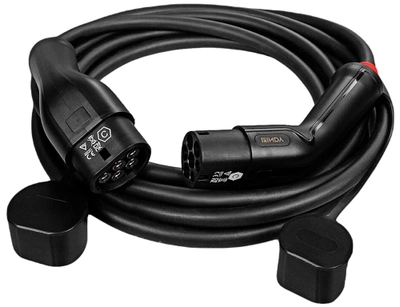 Kabel do ładowania samochodów elektrycznych Lindy Cable EV-Charging 3PH 22 kW 7 m czarny (4002888301138)