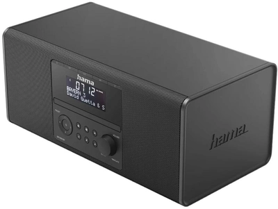 Odbiornik radiowy Hama DR1550CBT Black (4007249548740)