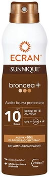 Spray do ciała Ecran Sunnique Broncea Aceite Bruma Spf10 250 ml (8411135006898)