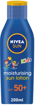 Сонцезахисний лосьйон Nivea Sun Kids Moisturising Lotion Spf50 200 мл (4005808440405)