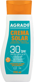 Сонцезахисний крем Agrado Crema Solar Spf30 250 мл (8433295065560)