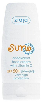 Сонцезахисний крем Ziaja Sun Crema Facial Antioxidantes Spf50 Con Vitamina C 50 мл (5901887024477)