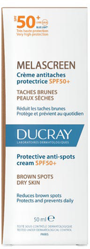 Сонцезахисний крем Ducray Melascreen Cream SPF50+ 50 мл (3282770389296)