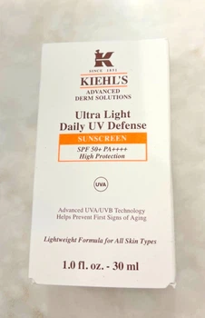 Лёгкий солнцезащитный крем для лица Kiehl's Ultra Light Daily UV Defense SPF 50 PA++++ (30 мл)