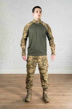 Форма тактическая штаны с убаксом tactical coolmax рип-стоп Пиксель Олива (574) , S