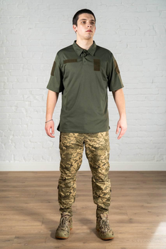 Форма військова поло та штани CoolMax ріп-стоп tactical Піксель Олива (584) , 2XL