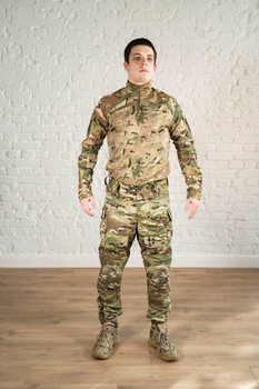 Тактическая форма убакс и штаны с наколенниками CoolMax рип-стоп tactical Мультикам (597) , 3XL