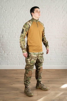 Армейская форма убакс и штаны с наколенниками рип-стоп CoolMax tactical Койот Мультикам (598) , M