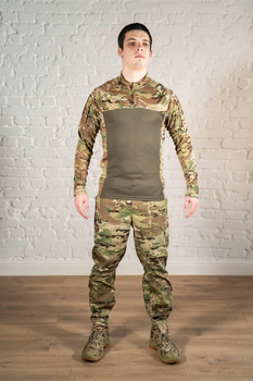 Форма армейская убакс со штанами tactical CoolMax рип-стоп Мультикам Олива (602) , L