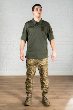 Форма военная поло и брюки CoolMax рип-стоп tactical Пиксель Олива (584) , S