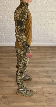 Форма військова убакс зі штанами tactical ріп-стоп CoolMax Піксель Койот (560) , S