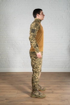 Тактическая форма убакс и брюки с наколенниками CoolMax рип-стоп tactical Пиксель Койот (570) , XL