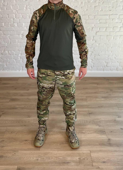 Армейская форма убакс со штанами tactical CoolMax рип-стоп Мультикам Олива (556) , L