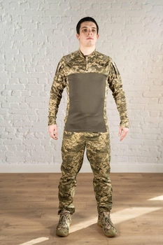 Форма тактическая штаны с убаксом tactical CoolMax рип-стоп Пиксель Олива (603) , XL