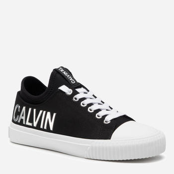 Жіночі кеди низькі Calvin Klein Jeans Irisa B4R1631 40 Чорно-білі (193072078739)