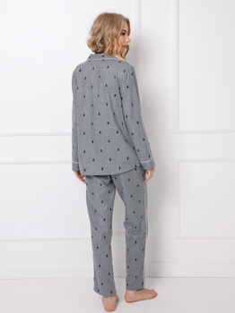 Piżama Aruelle Elaine pajama long L Szara (5903815465437)