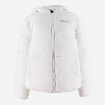 Куртка зимова коротка жіноча Champion 404023-WW001 XS Біла (8053305320306)