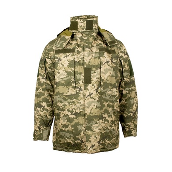 Куртка тактическая зимняя (Бушлат) Рип-Стоп ММ-14 (Украинский пиксель) 52