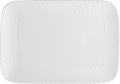 Taca do serwowania La Porcellana Bianca Momenti biała 31 x 22 cm (P002800431) 