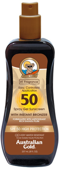 Żel-spray przeciwsłoneczny Australian Gold Instant Bronzer SPF 50 237 ml (0054402720066)