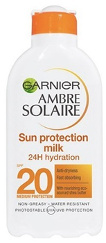 Сонцезахисне молочко Garnier Ambre Solaire SPF20 200 мл (3600542034227)