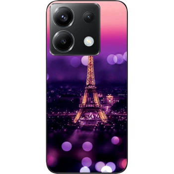 Силиконовый чехол SMTT для Xiaomi Redmi Note 13 Pro 5G с картинкой Париж ночью