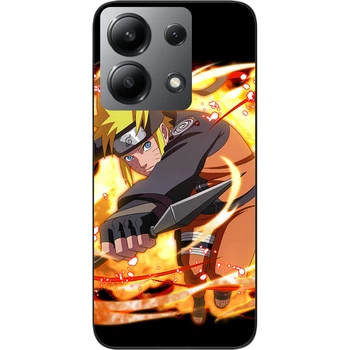 Силиконовый чехол SMTT для Xiaomi Redmi Note 13 4G с картинкой Наруто с ножом кунай
