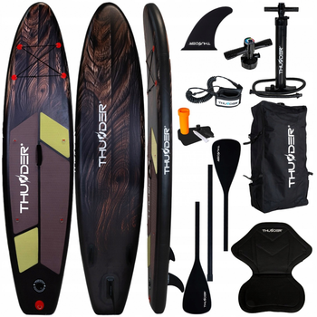 Надувна дошка SUP THUNDER Wood 320 см з веслом