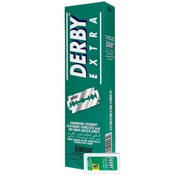 Леза для безпечної бритви Derby (100 ШТ у коробці)