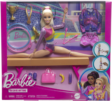 Набір з лялькою Barbie Тренування з гімнастики (HRG52)