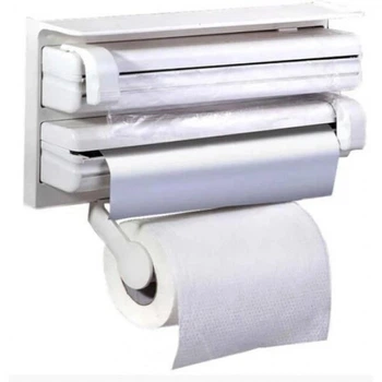 Кухонный диспенсер держатель&nbsp;Triple Paper Dispenser для бумажных полотенец, пищевой пленки и фольги