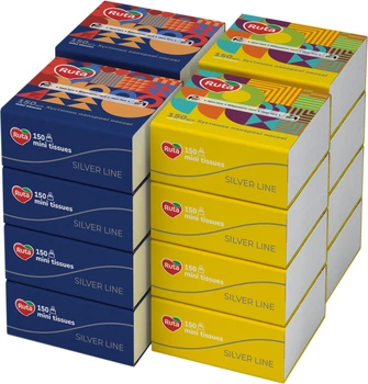 Носові хустинки Ruta Mini Tissues 150 листів 2 шари х 16 шт (4820202894193)