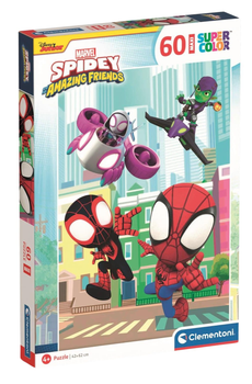 Puzzle Clementoni Marvel Spidey and His Amazing Friends 60 elementów (8005125264766)