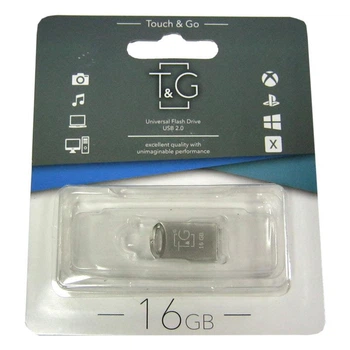 Флеш память 16Gb T&G 105 metal (52679)