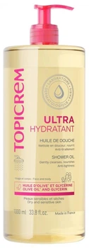 Гель олія для душу ультра-збагачений улагоджуючий Topicrem Ultra-Hydratant Huile de Douche 1000 мл