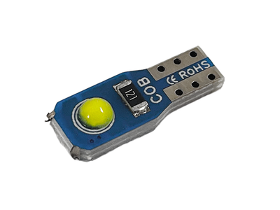 Светодиодная автолампа T5 W1.2W COB-2led 12В белый