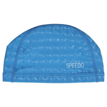 Шапочка для бассейна тканевая синяя 3D Speedo SDP01